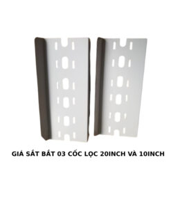 giá sắt bắt 03 cốc lọc 20inch và 10inch